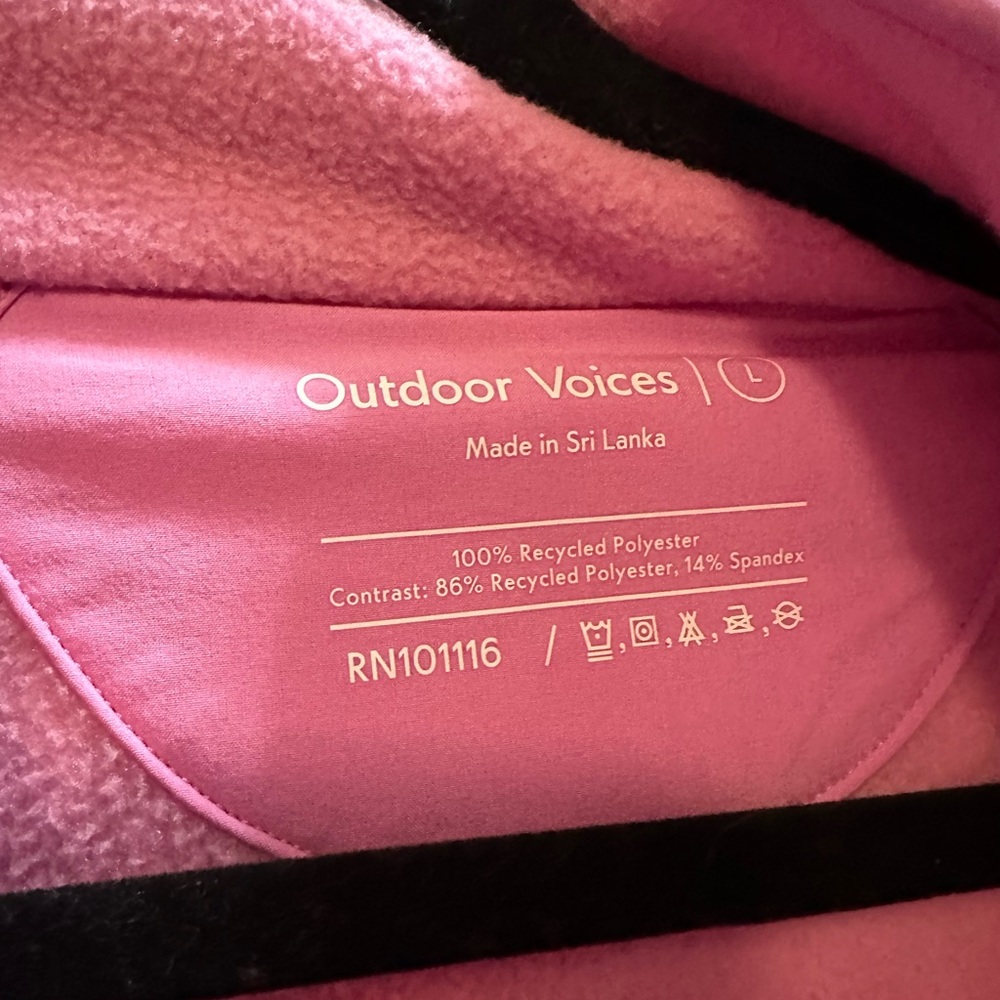 Outdoor voices jacket